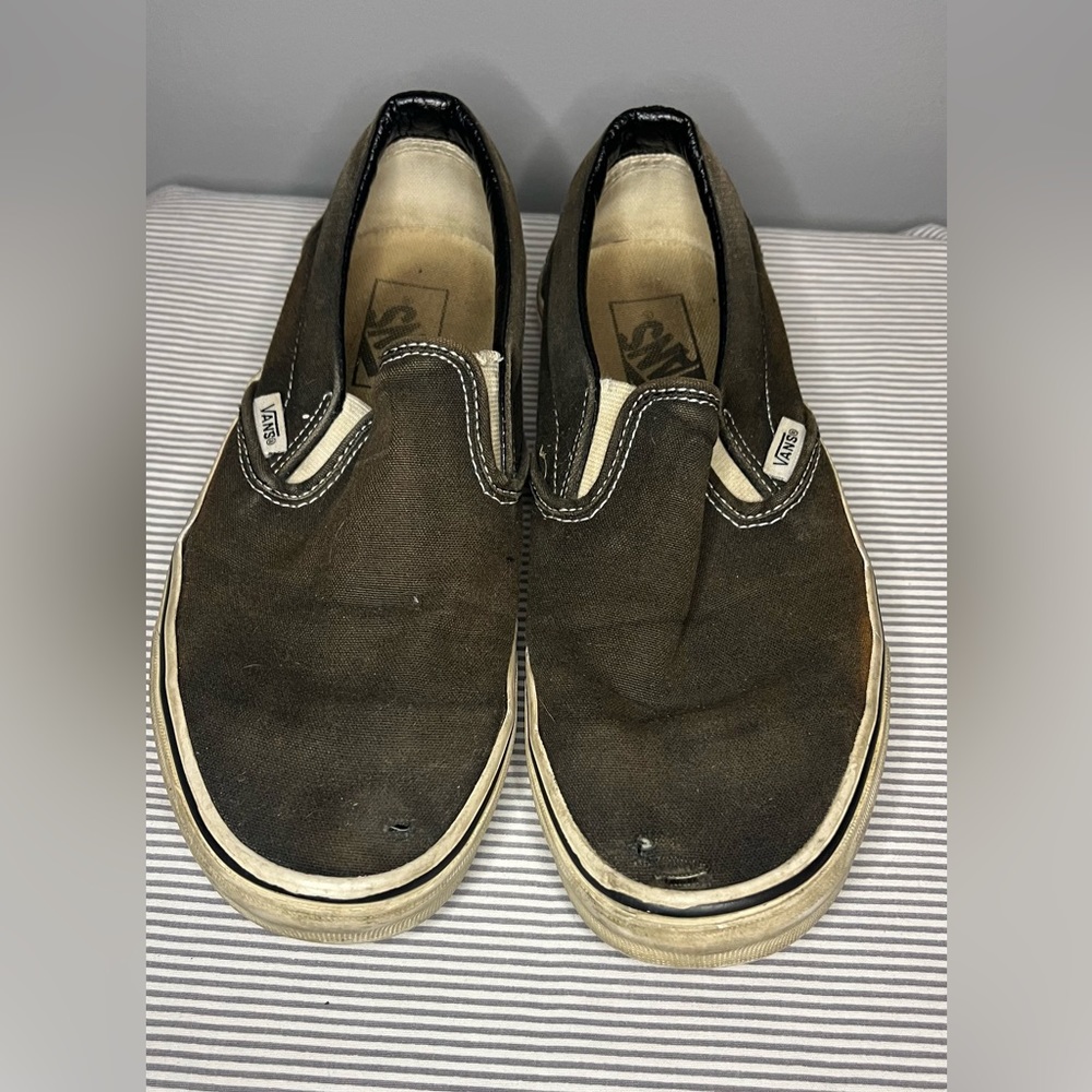 black slip on vans
